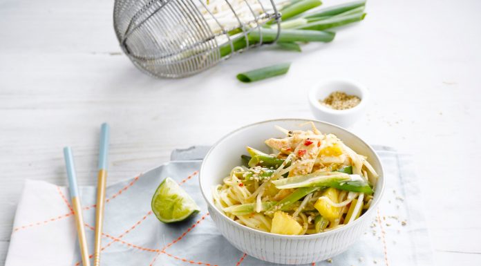 Alpro recept – Exotické kuřecí nudle