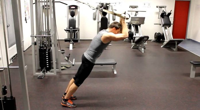 TRX tlaky na triceps