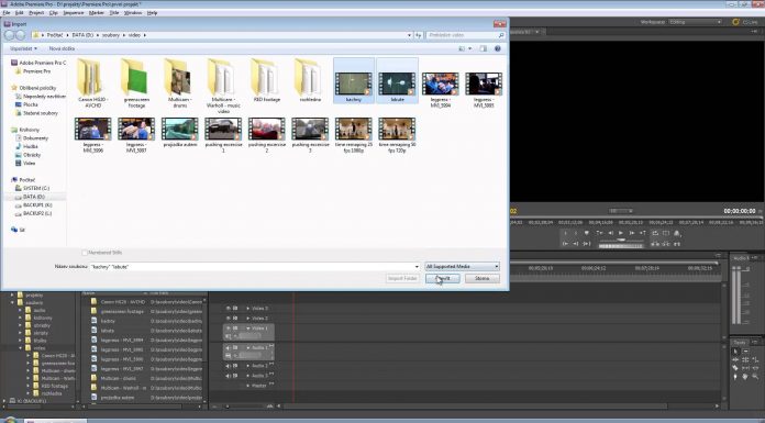 05. Premiere Pro – 7 zpôsobov ako naimportovať súbory do Premiere Pro