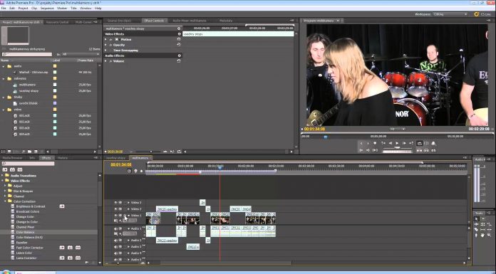 11. Premiere Pro – časová os v Premiere Pro