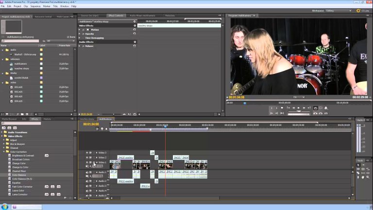 11. Premiere Pro – časová os v Premiere Pro