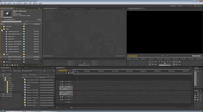 06. Premiere Pro – organizácia súborov v projektovom panely