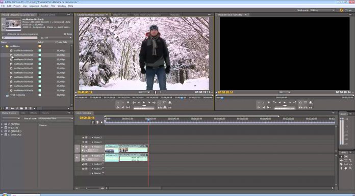 08. Premiere Pro – vkladanie videa na časovú os Premiere Pro