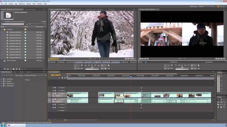 09. Premiere Pro – základný strih na časovej osi Premiere Pro