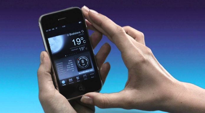Ako používať aplikáciu Accu Weather pre Iphone