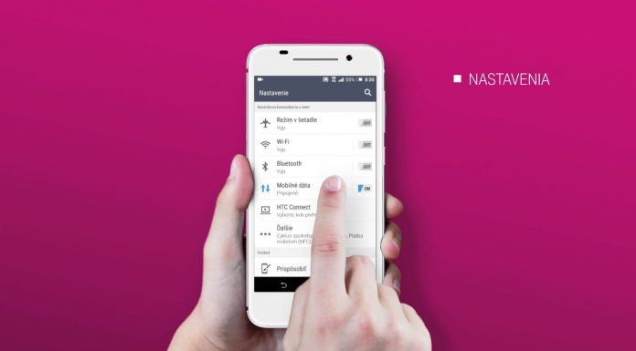 Nastavenie mobilnej siete – HTC