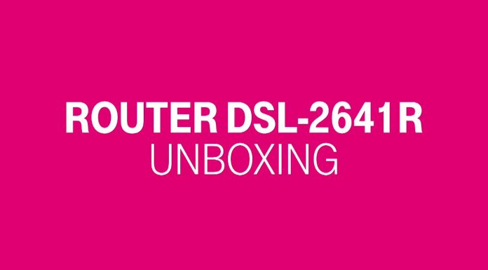 Router DSL-2641R – UNBOXING