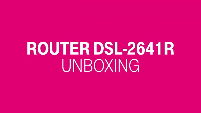 Router DSL-2641R –   UNBOXING