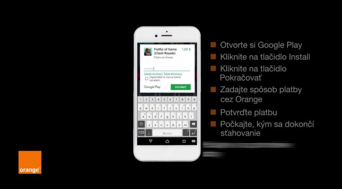 Orange platba – nový spôsob platby v Google Play