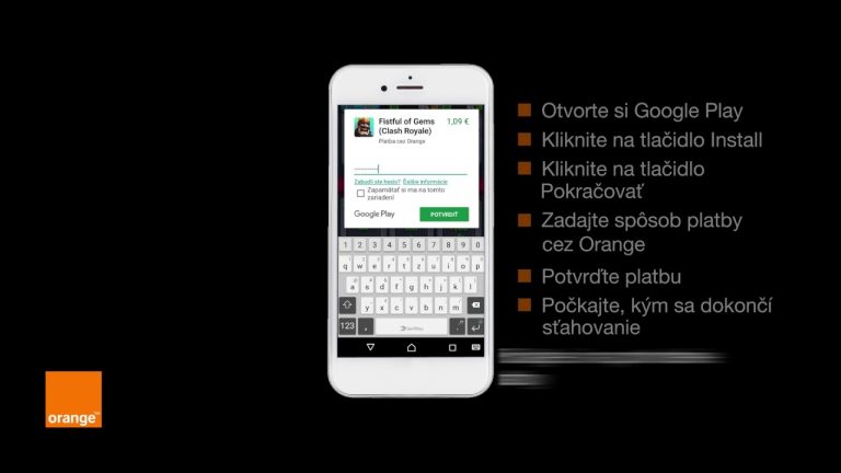 Orange platba – nový spôsob platby v Google Play