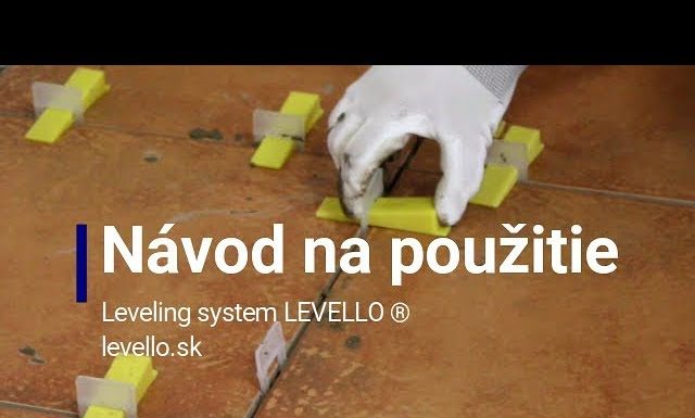 Návod na použitie leveling system LEVELLO ®