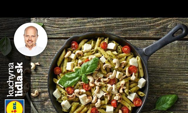 Penne s mozzarellou, bazalkovou pastou a kešu orechmi – Roman Paulus – recepty kuchynalidla.sk
