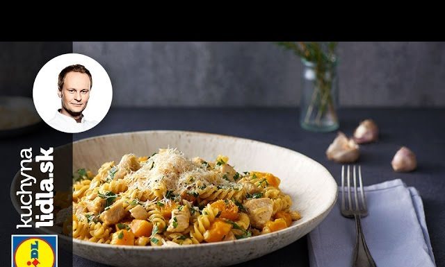 Cestoviny fusilli s morčacím mäsom a tekvicou – Marcel Ihnačák – recepty kuchynalidla.sk