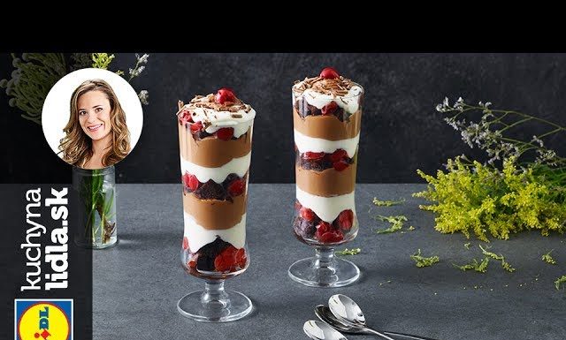 Schwarzwaldská torta ako triffle – Veronika Bušová – recepty kuchynalidla.sk