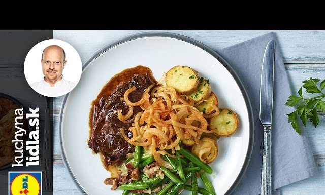 Hovädzí rump steak na cibuli – Roman Paulus – recepty kuchynalidla.sk