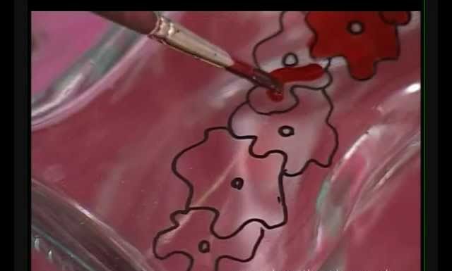 Maľovanie na sklo – Glass painting