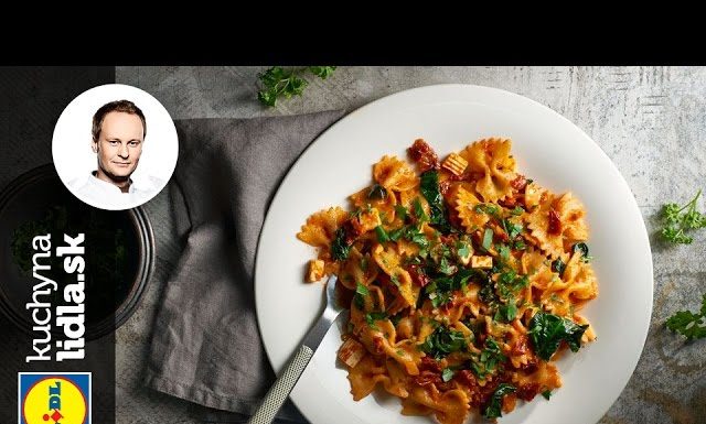 Farfalle s balkánskym syrom a sušenými paradajkami – Marcel Ihnačák – recepty kuchynalidla.sk