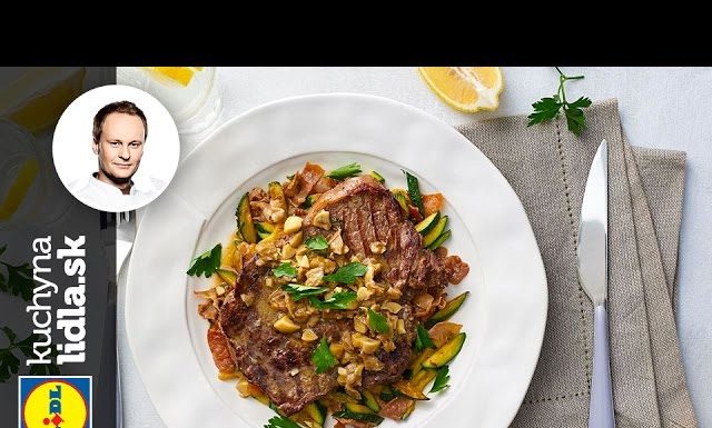 Grilovaný Rib Eye steak s hubovou omáčkou – Marcel Ihnačák – recepty kuchynalidla.sk