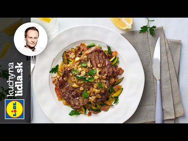 Grilovaný Rib Eye steak s hubovou omáčkou – Marcel Ihnačák – recepty kuchynalidla.sk