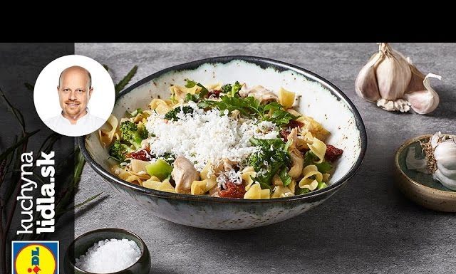 Tagliatelle s kuracím mäsom, brokolicou a sušenými paradajkami – Roman Paulus – kuchynalidla.sk