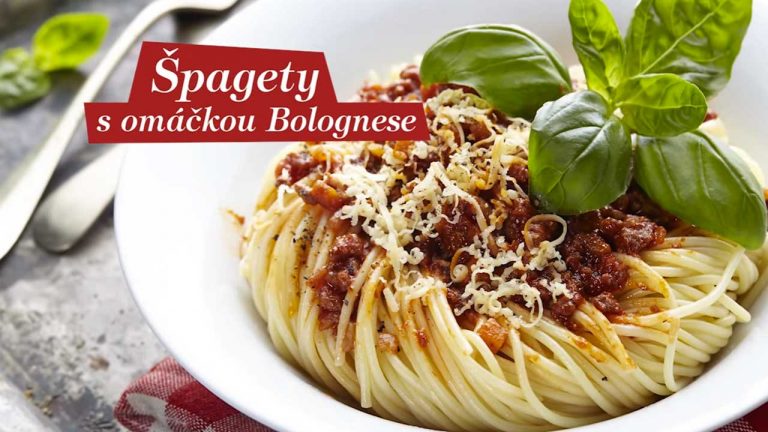 Špagety s omáčkou Bolognese