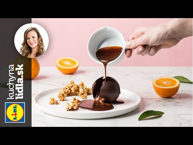 Čokoládova guľa s karamelovou omáčkou – Veronika Bušová – recepty kuchynalidla.sk