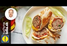 Tortilla plnená grilovaným mletým mäsom