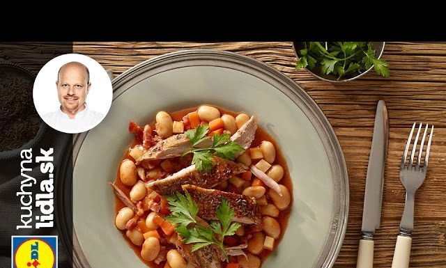 Pečená kačica s fazuľovým ragú – Roman Paulus – recepty kuchynalidla.sk