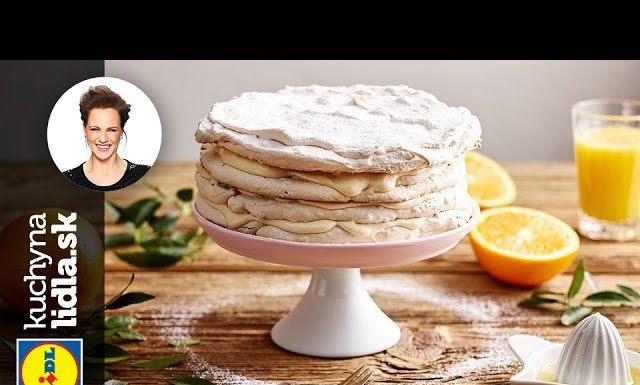Pomarančová bezé torta – Adriana Poláková – recepty kuchynalidla.sk