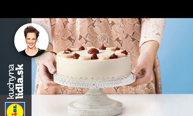Banánová torta s karamelovo-smotanovým krémom – Adriana Poláková – recepty kuchynalidla.sk
