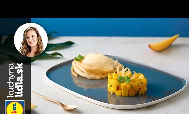 Mango tataráčik s limetkovou penou – Veronika Bušová – recepty kuchynalidla.sk