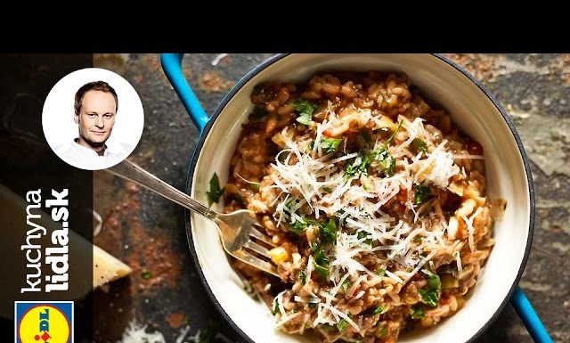 Rizoto so syrom Grana Padano a hovädzím mäsom- Marcel Ihnačák – recepty kuchynalidla.sk