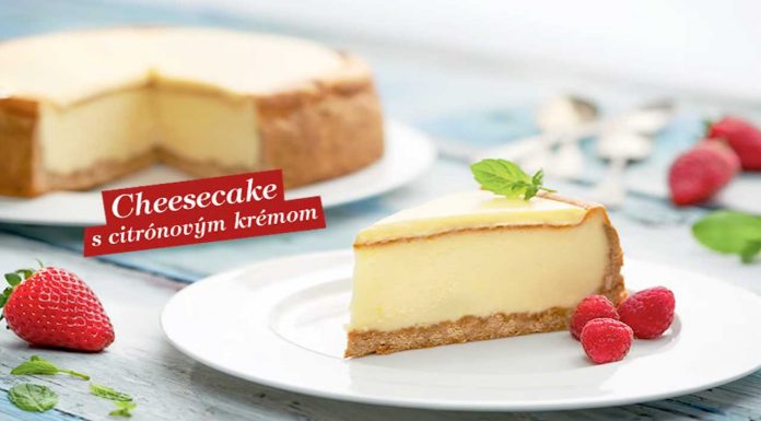 Cheesecake s citrónovým krémom
