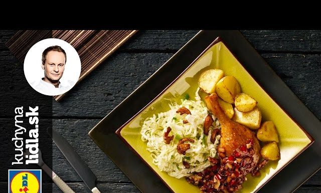 Pečená kačica na víne s kešu orieškami – Marcel Ihnačák – recepty kuchynalidla.sk