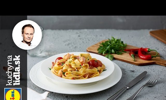 Tagliatelle s lososom – Marcel Ihnačák – recepty kuchynalidla.sk