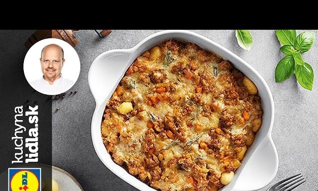Zapečené zemiakové gnocchi s mletým mäsom a syrom – Roman Paulus – recepty kuchynalidla.sk