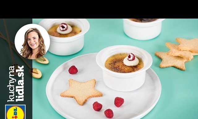 Crème brûlée s kokosovými sušienkami – Veronika Bušová – recepty kuchynalidla.sk