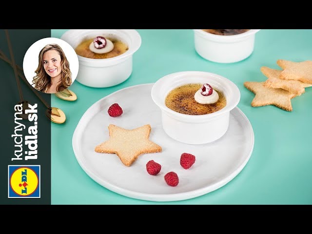 Crème brûlée s kokosovými sušienkami – Veronika Bušová – recepty kuchynalidla.sk