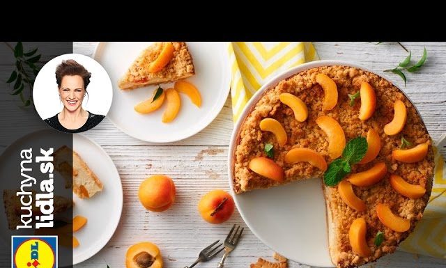 Marhuľový cheesecake s posýpkou – Adriana Poláková – recepty kuchynalidla.sk