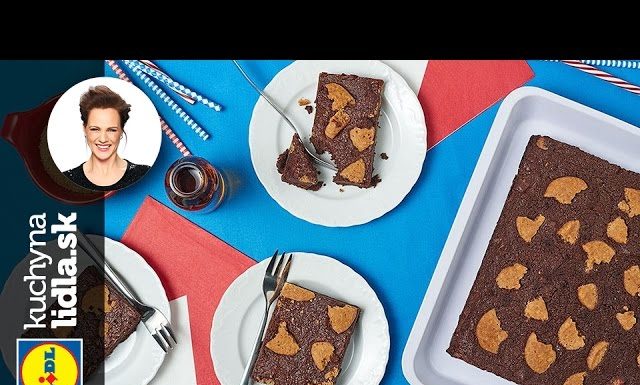 Brownies so sušienkami z arašidového masla – Adriana Poláková – recepty kuchynalidla.sk