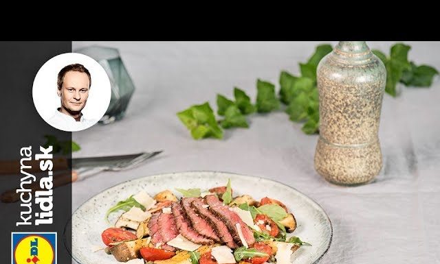 Hovädzí steak s kaparovou omáčkou a hlivou kotúčovou – Marcel Ihnačák – recepty kuchynalidla.sk