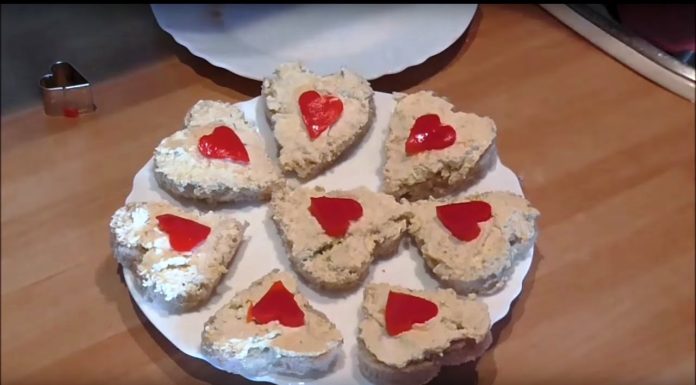 Tofu pomazánka na Valentína