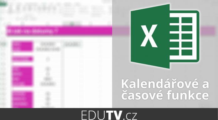 Datumové a časové funkce v Excelu | EduTV