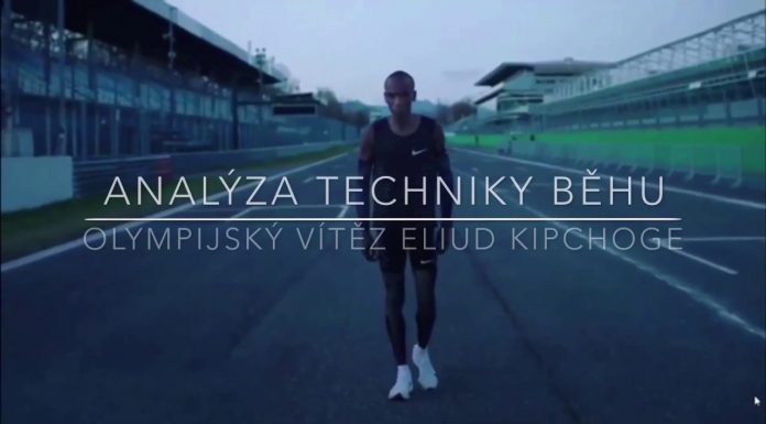 Analýza techniky behu olympijského víťaza Eliud Kipchogeho.