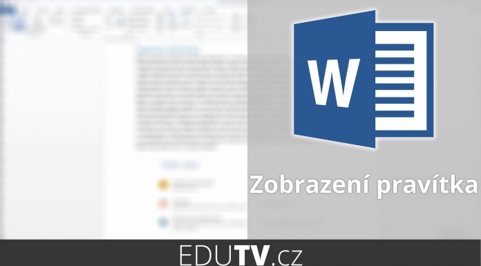 Jak zobrazit pravítko ve Wordu? | EduTV