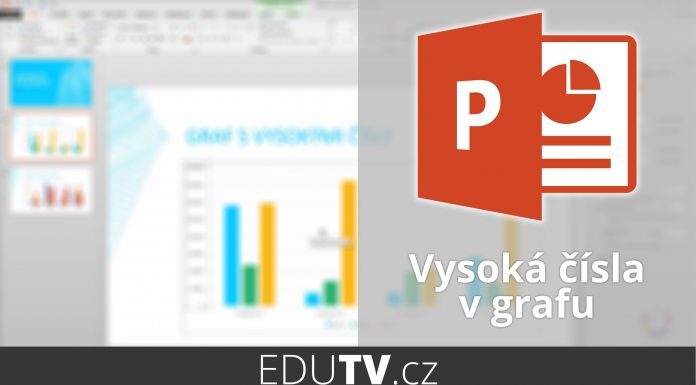 Úprava osi grafu s vysokými číslami v PowerPointe