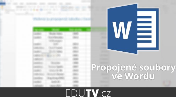 Propojené tabulky a grafy z Excelu do Wordu | EduTV