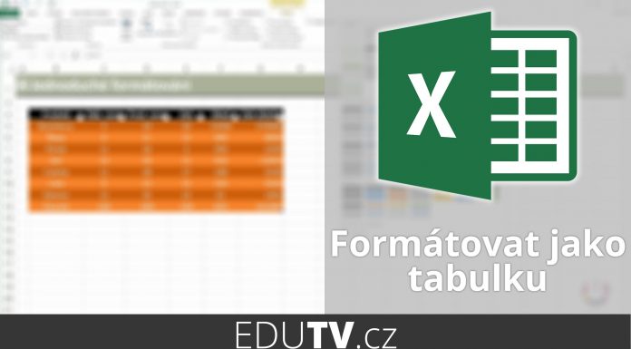 Základy formátování tabulek v Excelu | EduTV