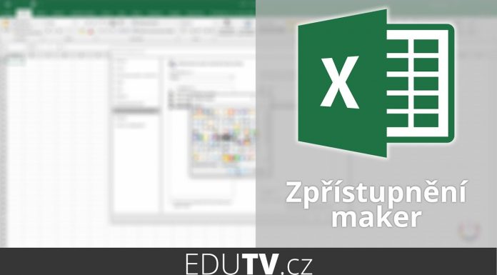 Přístup k makrům v Excelu | EduTV