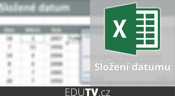 Složení datumu v Excelu